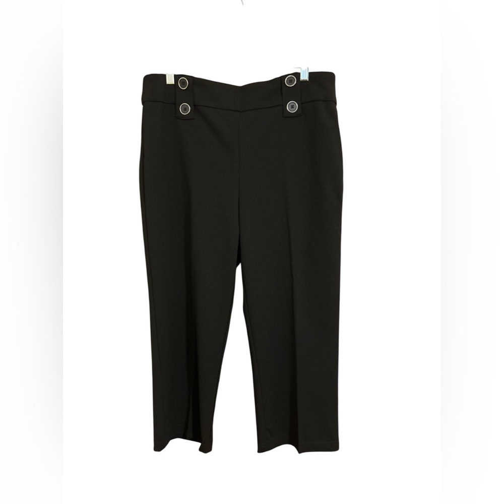 Cato Pull On Cropped Black Pants - Size L